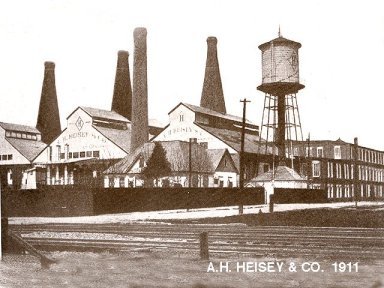 Heisey Glass Plant Newark Ohio 