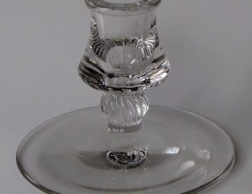 Heisey PLANTATION 6 5/8" Crystal Stem Ice Tea Glass PRESSED circa 1948-1956 