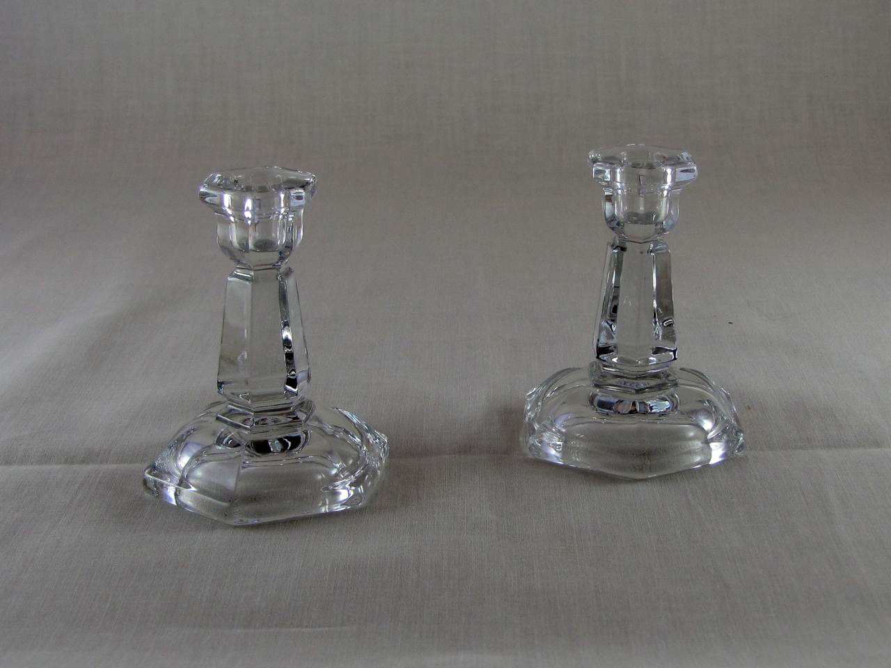Heisey #30 Toy candlestick ( Tom Thumb) crystal 1907-1924