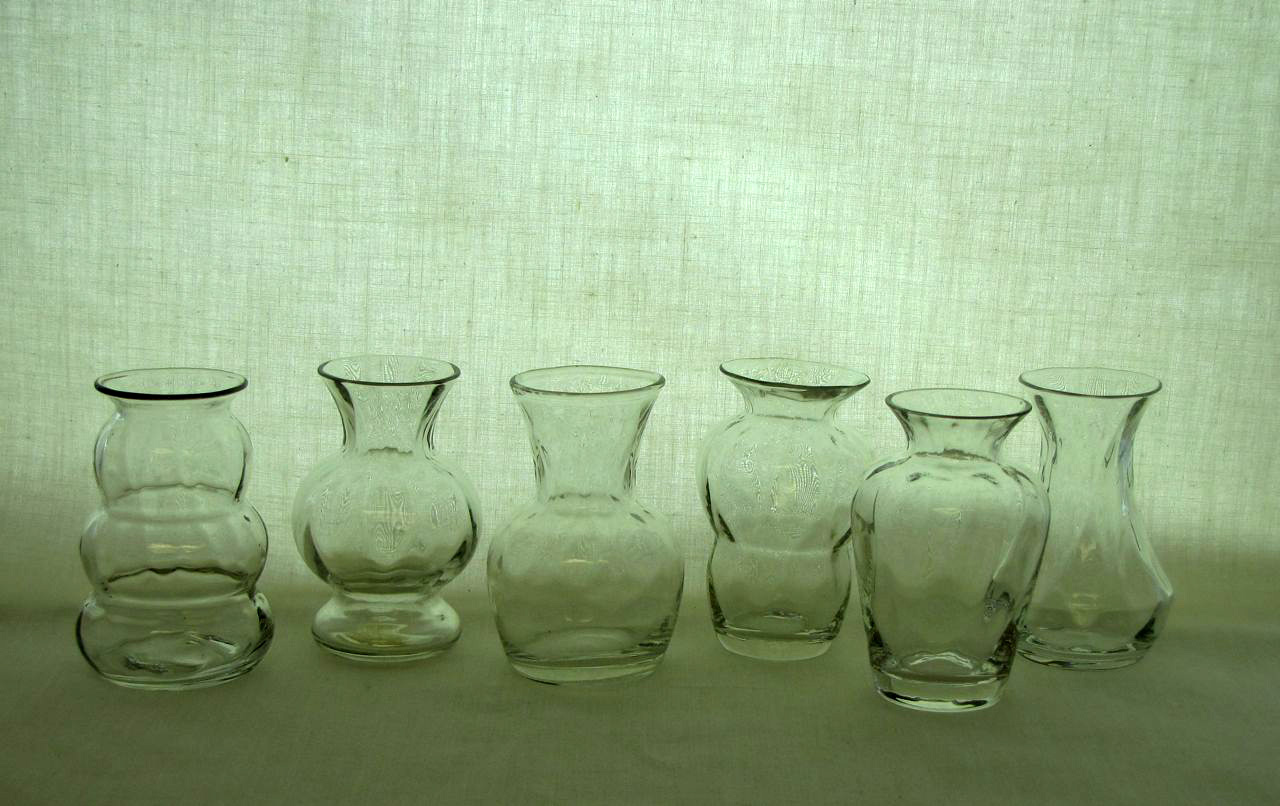 Heisey #4227, 4228, 4229, 4230, 4231, 4232 Favor Vase, Crystal, 1933-19