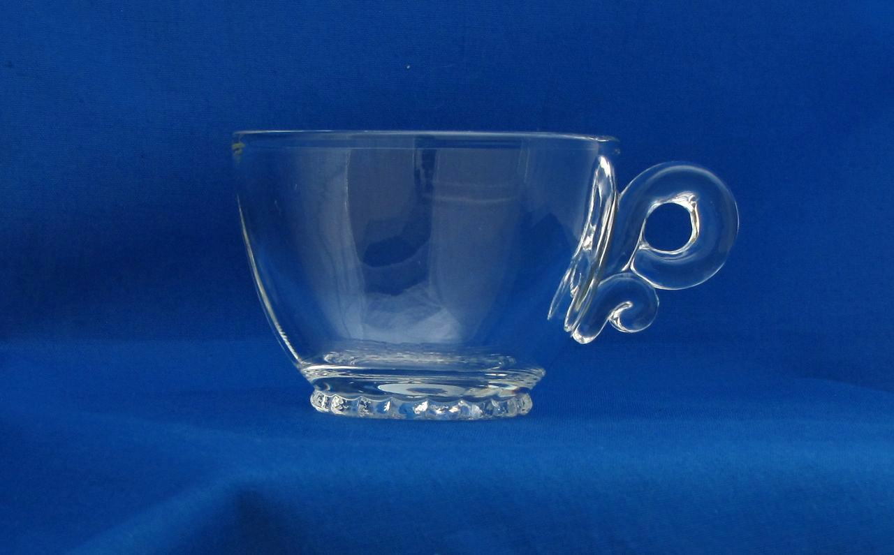 Heisey #1540 Lariat, Punch Cup, crystal, 1942-1957