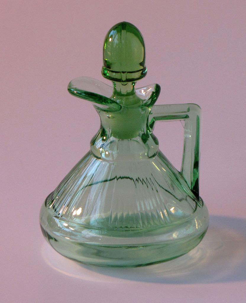 Heisey Crystal Queen Ann Footed Cruet 2 Available 