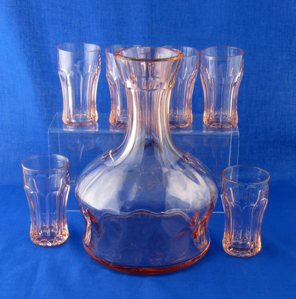 5 Heisey Rose Stem Water or Wine Glass, 6.5 Tall, 10 Fl Oz, 