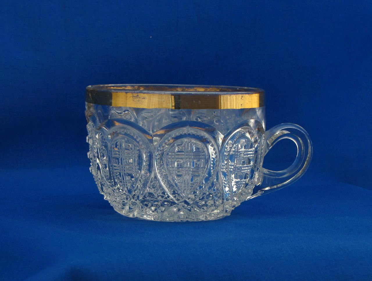 Heisey #1205 Fancy Loop, Punch Cup, crystal, 1896-1909