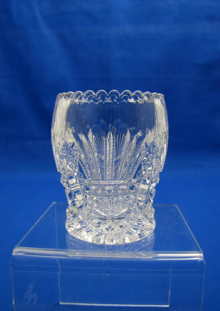 Heisey #335 Prince of Wales, Plumes, Toothpick, Crystal, 1902-1912