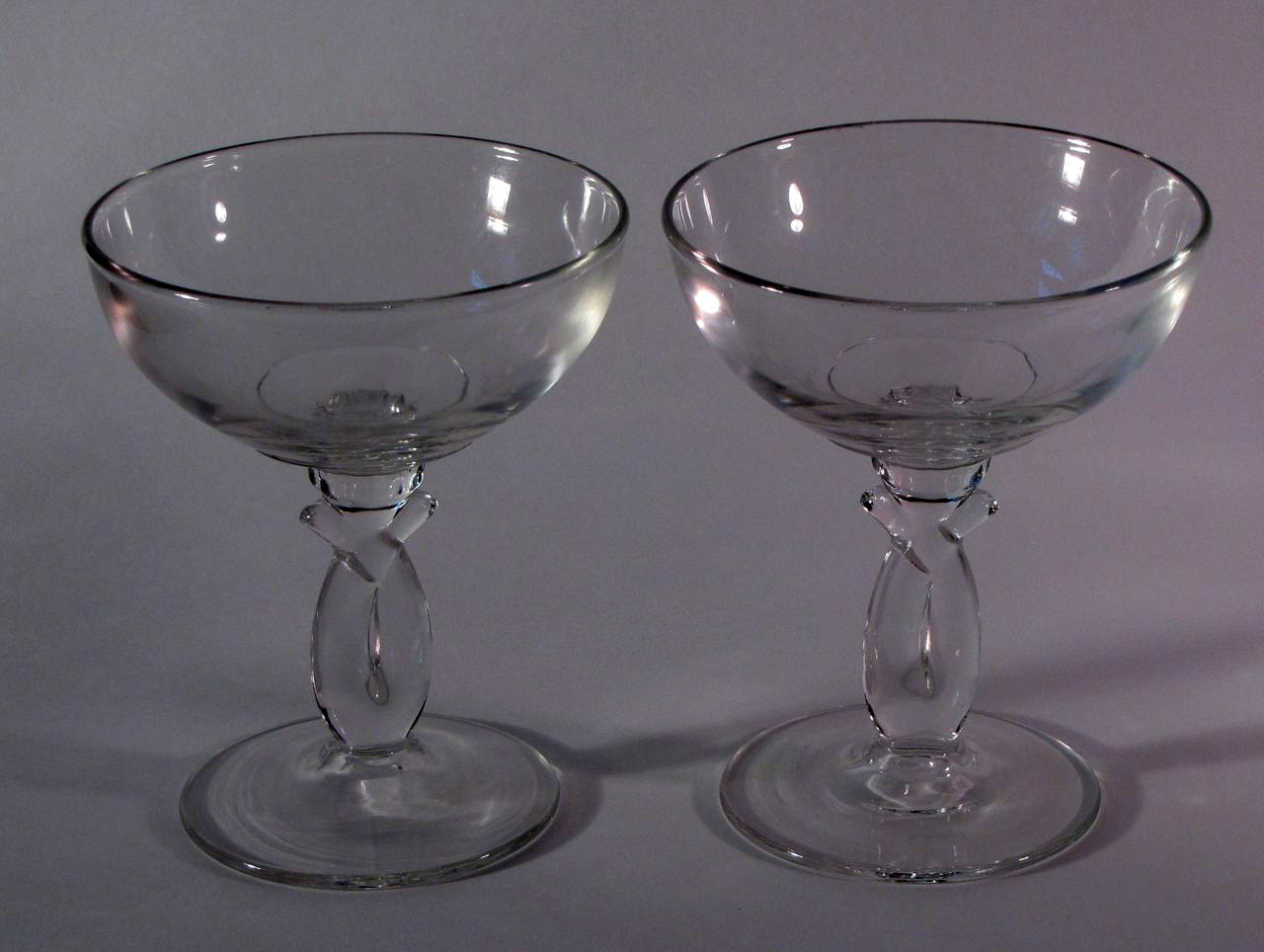 Heisey #5040 Lariat oyster coctail 4.5 oz. crystal 1947-1957