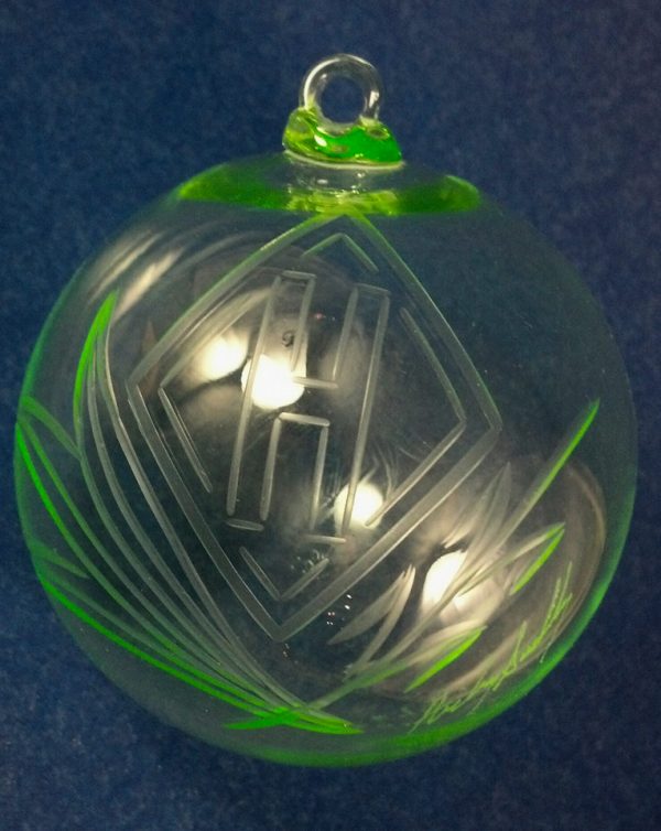 2013 Limited Edition Heisey Canary Christmas Ornament
