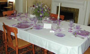table setting alexandrite