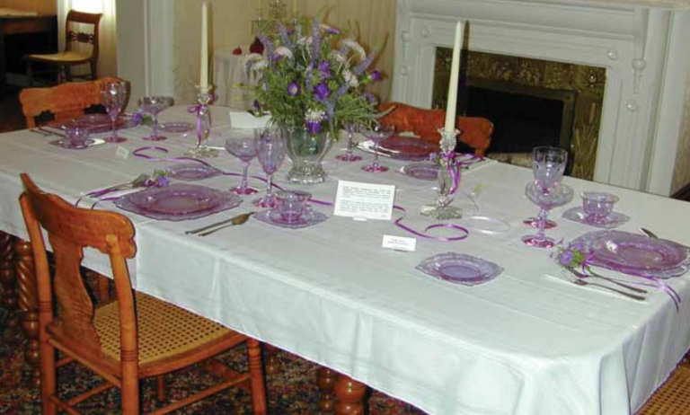 table setting alexandrite